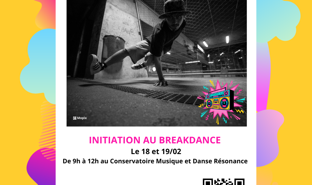 Stages Vacances d'Hiver - Initiation au Breakdance (Publication Instagram)